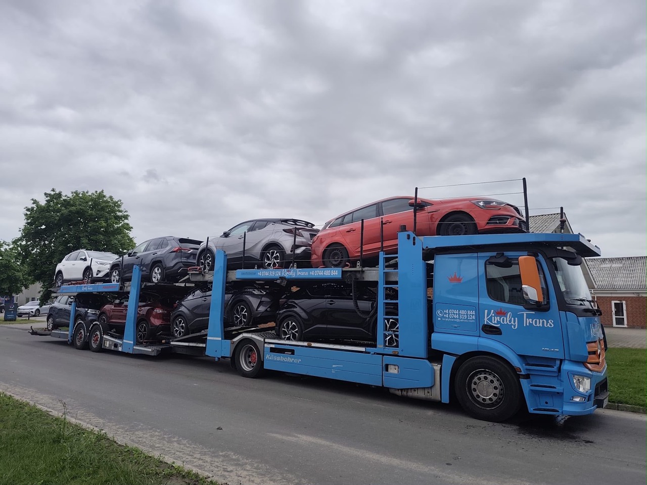 Transport auto · imagini din activitatea D&M Auto